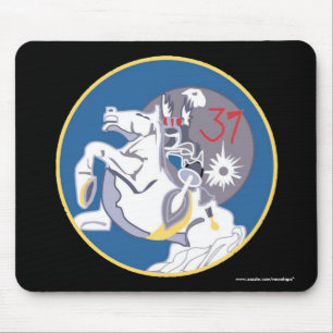 USAFA Squadon 37 "Animalist Sky Raiders" Mouse Pad