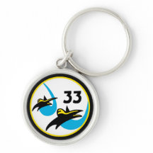 USAFA Squadron 33 Premium Key Chain