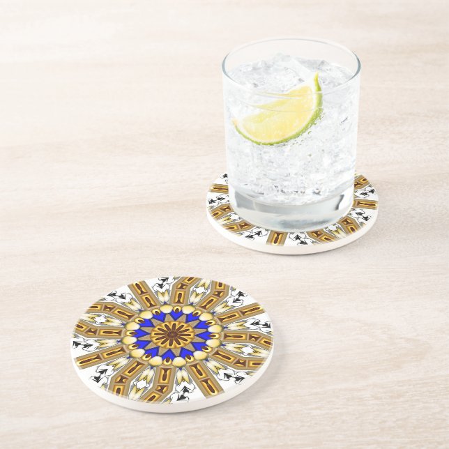 USAG4GB181838 Sandstone Coaster (Side)