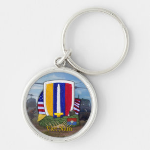 USARV vietnam war patch vets Keychain