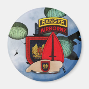 USASOC  special operations command patch Magnet