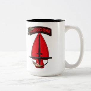 usasoc special ops sof operations command veterans Two-Tone coffee mug