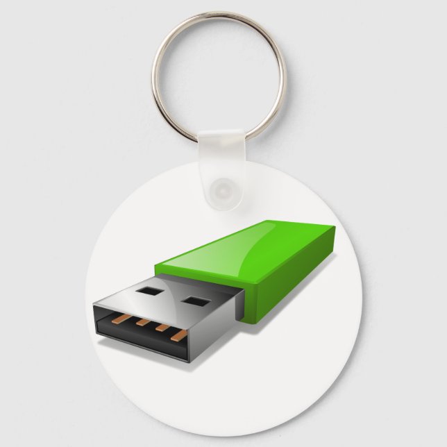 USB Flash Drive Keychain (Front)