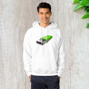 USB Flash Drive Mens Hoodie