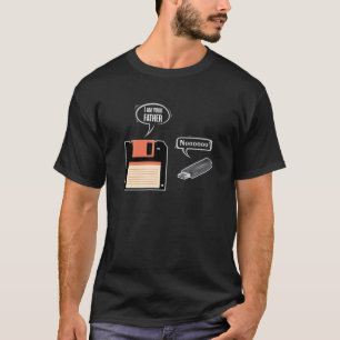 USB Floppy Disc I Am Your Father Computer  Geek Te T-Shirt