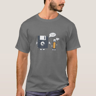 USB Floppy Disc I Am Your Father T  Funny Nerd Gee T-Shirt