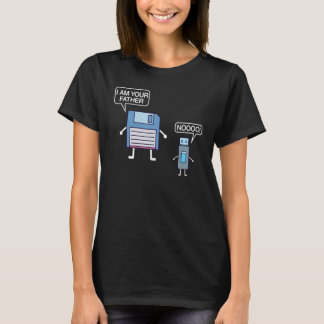 USB Floppy Disk I Am Your Father Nerd Geek T-Shirt