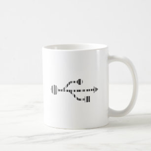 USB LOGO BAR CODE Computer Barcode Pattern Design Coffee Mug
