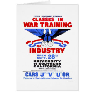 USC War Training Classes 1943 WPA