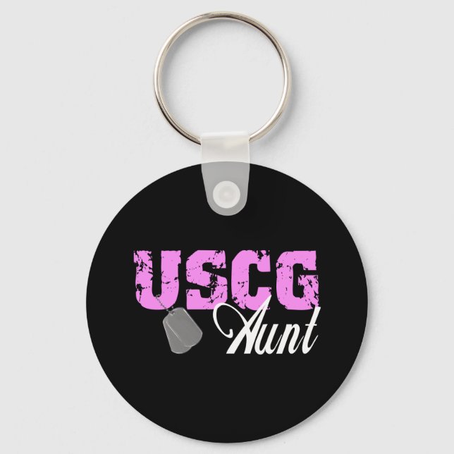 USCG Aunt Keychain (Front)