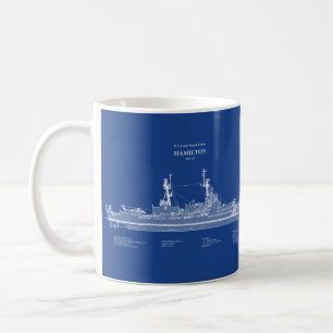USCG Cutter Hamilton whec-715 - ABD Coffee Mug
