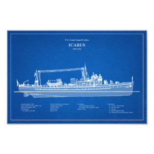 USCG Cutter Icarus wpc-110 - ABD Photo Print