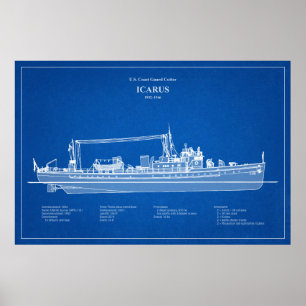 USCG Cutter Icarus wpc-110 - ABD Poster