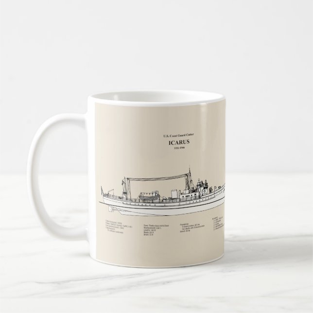 USCG Cutter Icarus wpc-110 - SBD Coffee Mug (Left)