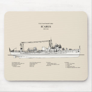 USCG Cutter Icarus wpc-110 - SBD Mouse Pad