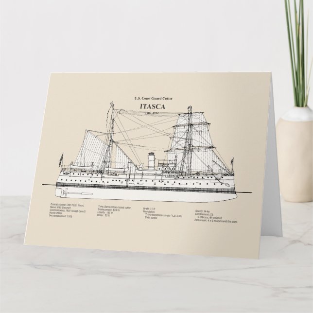 USCG Cutter Itasca - SBD Thank You Card (Front)