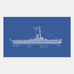 USCG Cutter Modoc wpg-46 - ABD Sticker