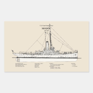 USCG Cutter Modoc wpg-46 - SBD Sticker
