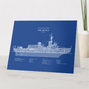 USCG Cutter Polar Sea wagb-11 - ABD Thank You Card