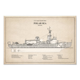 USCG Cutter Polar Sea wagb-11 - SBD Photo Print
