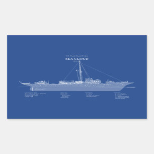 USCG Cutter Sea Cloud wpg-284 – ABD Sticker