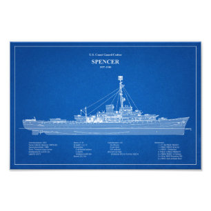 USCG Cutter Spencer wpg-36 - ABD Photo Print