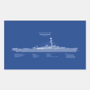 USCG Cutter Spencer wpg-36 - ABD Sticker