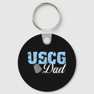 USCG Dad Keychain