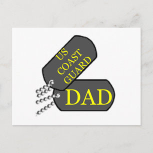 USCG Dad Postcard