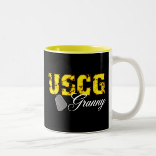 USCG Granny Two-Tone Coffee Mug