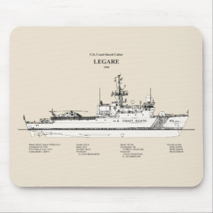 USCG Legare wmec-912 - SBD Mouse Pad