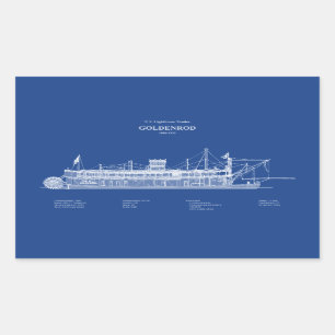 USCG Lighthouse Tender Goldenrod – ABD Sticker