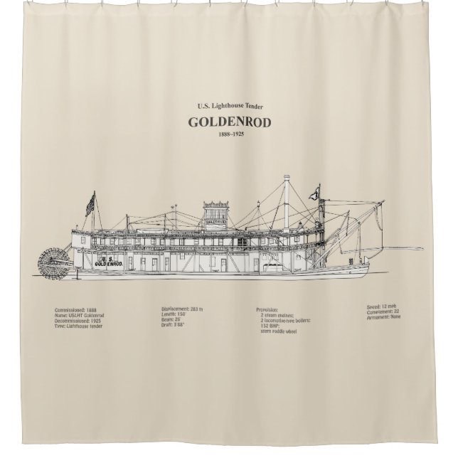 USCG Lighthouse Tender Goldenrod - SBD (Front)