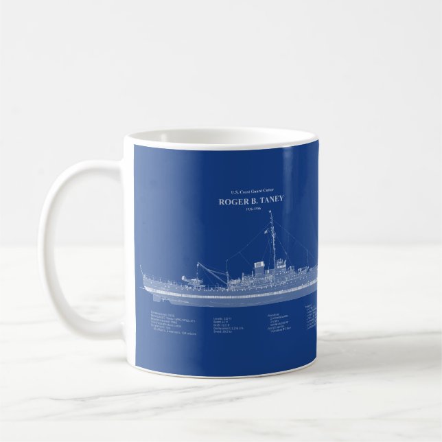 USCG Roger B. Taney whec-37 – ABD Coffee Mug (Left)