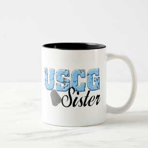 USCG Sister Two-Tone Coffee Mug