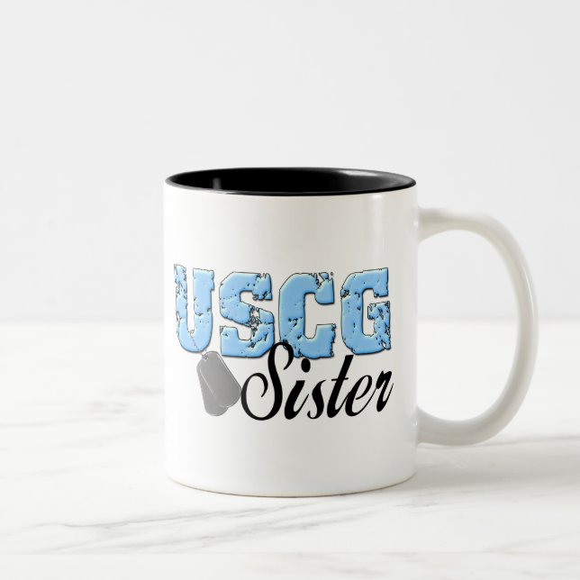 USCG Sister Two-Tone Coffee Mug (Right)