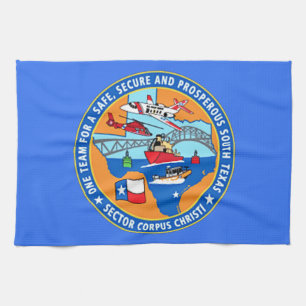 USCG Station Corpus Christi Texas Kitchen Towel