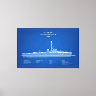 USCG USS Albuquerque PF-7 – ABD Canvas Print