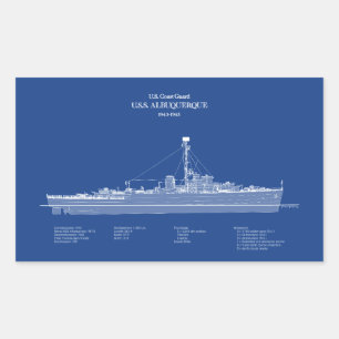 USCG USS Albuquerque PF-7 – ABD Sticker