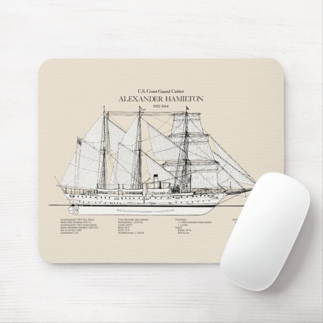 USCGC Alexander Hamilton wix-272 - SBD Mouse Pad (With Mouse)