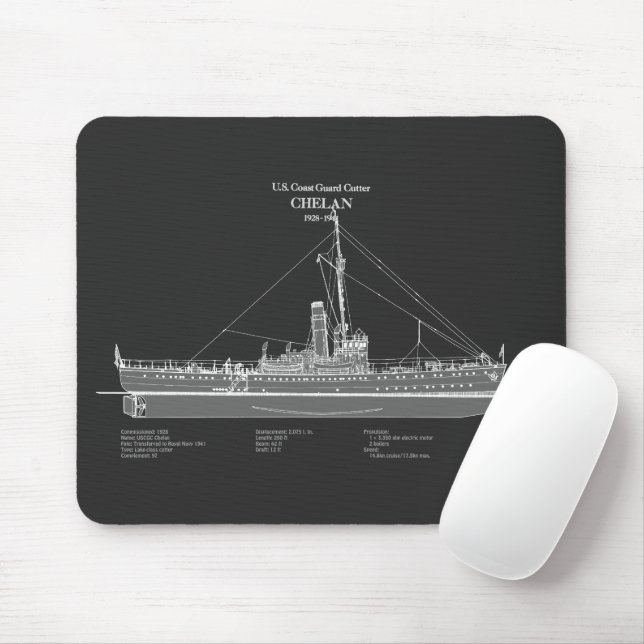 USCGC Chelan - ABD Mouse Pad (With Mouse)