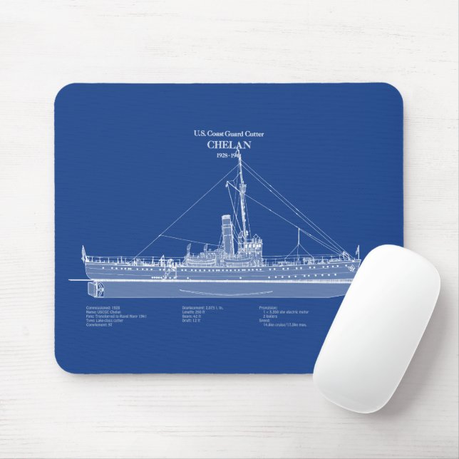 USCGC Chelan - ABD Mouse Pad (With Mouse)
