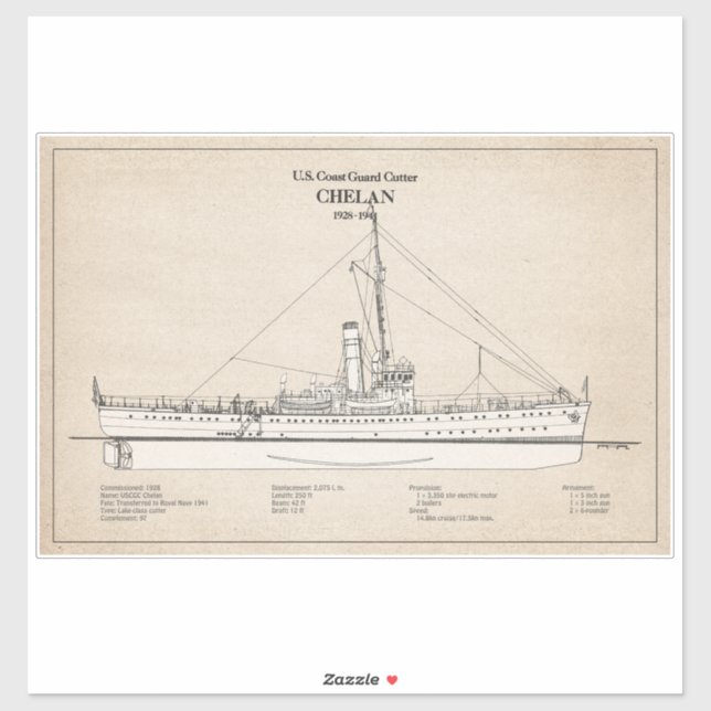 USCGC Chelan - SBD (Sheet)
