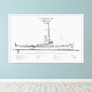 USCGC Chelan - SBD Canvas Print