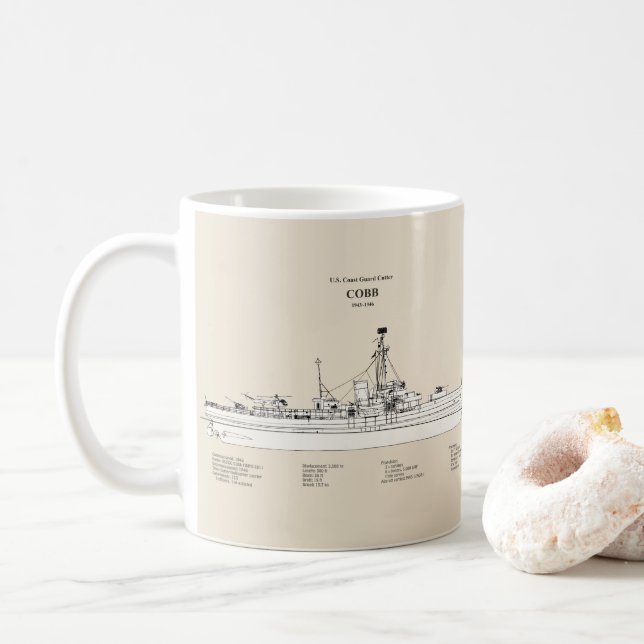 USCGC Cobb wpg-181 - SBD Coffee Mug (With Donut)