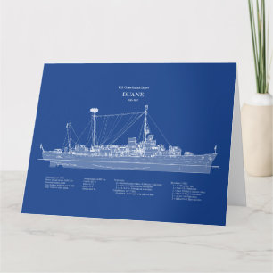 USCGC Duane wpg-33 – ABD Thank You Card