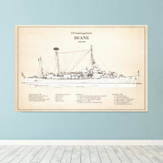 USCGC Duane wpg-33 - SBD Canvas Print