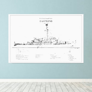 USCGC Eastwind wagb-279 - BD Canvas Print