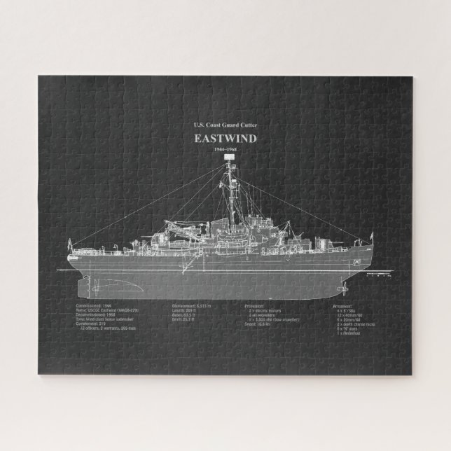 USCGC Eastwind wagb-279 – PD Jigsaw Puzzle (Horizontal)