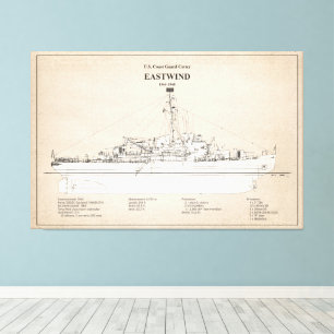 USCGC Eastwind wagb-279 - SBD Canvas Print